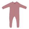 Kyte Baby Snap Footie Dusty Rose