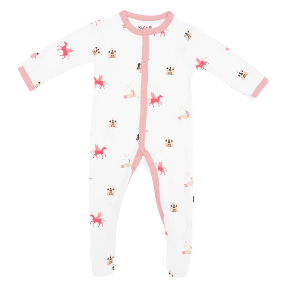 Kyte Baby Unicorn Snap Footie