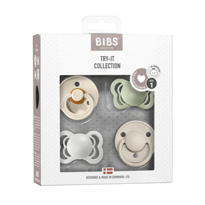 BIBS Try-It Collection Mix - Ivory/ Sage / Haze / Sand 0-6M