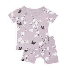 Kyte Baby Short Sleeve PJ's -Cherry Blossom