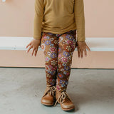 Baby/Kid's Bamboo/Cotton Leggings | Flower Power