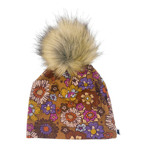 Pom Pom Beanie | Flower Power