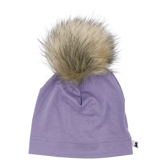 Baby/Kid's Pom Pom Beanie | Violet