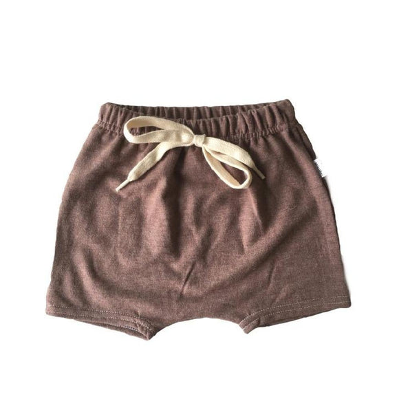 Chocolate Harem Shorts 6-12M