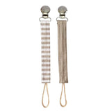 Itzy Ritzy Clip™ Linen Pacifier Straps