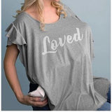 Loved T-Shirt Nursing Cover