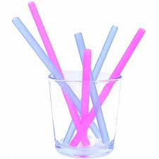 Silikids Straws 6pk Berry/Cobalt