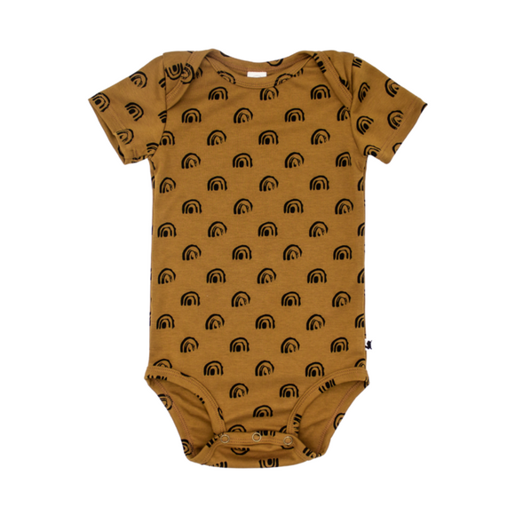 Little and Lively BABY ONESIE | UMBER RAINBOW |